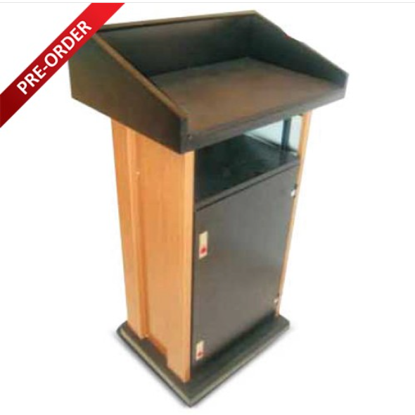 OFIS SERIES EXECUTIVE ROSTRUM C/W DOOR (ROS-99) / W635*D483*H1143 (mm)