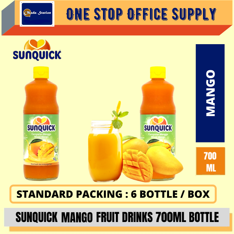SUNQUICK MANGGO Concentrate Drink Bottle 700ML / SUNQUICK / Mango Juice / Concentrate Drink / Mango