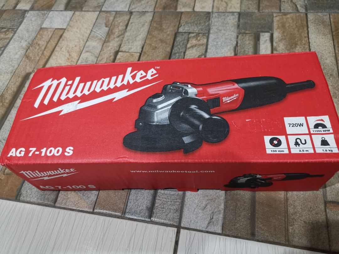 MILWAUKEE (AG 7-100 S) 4" 720W ANGER GRINDER