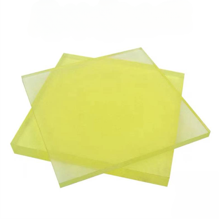 PU SHEET YELLOW POLYURETHANE PLASTIC RUBBER SHEET 2MM