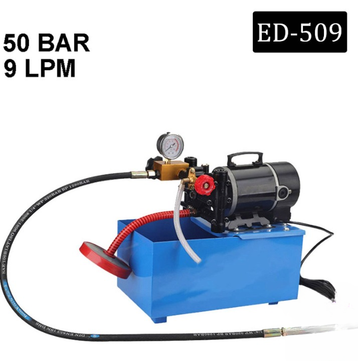 ELECTRIC HYDROSTATIC TEST PUMP ELECTRIC HYDRO TEST PUMP 5MPA. 726PSI 50KG/CM3 50BAR ED-509