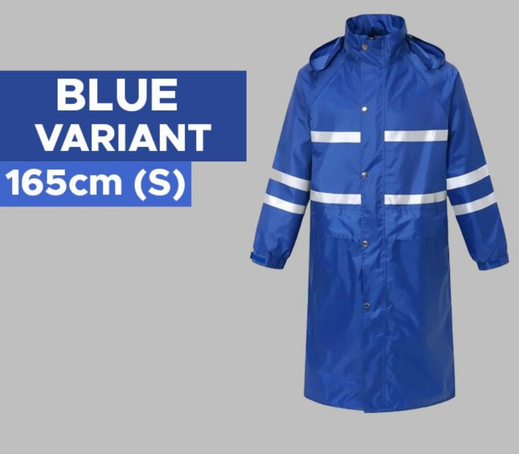 QS Safety Long Raincoat Waterproof Thick Nylon Rain (Custom Made)