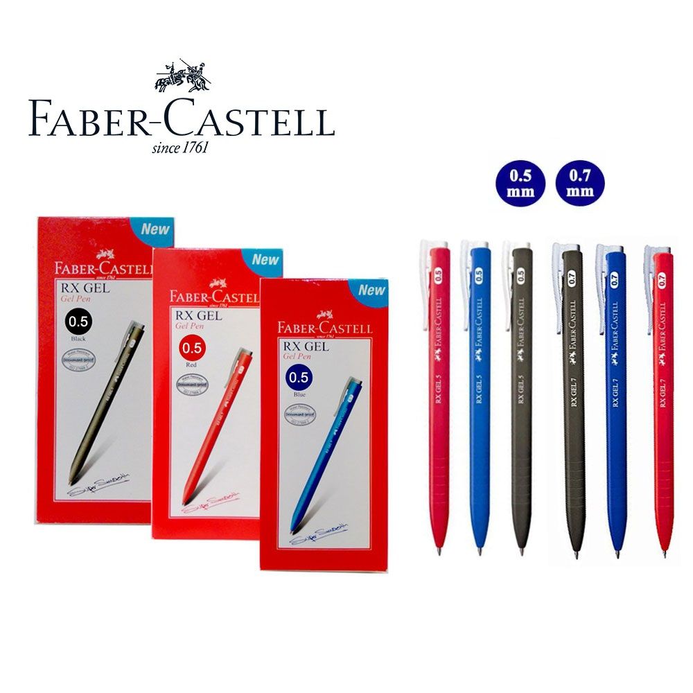 Faber-Castell *Faber-Castell RX Gel Pen 0.5/0.7mm [10s]