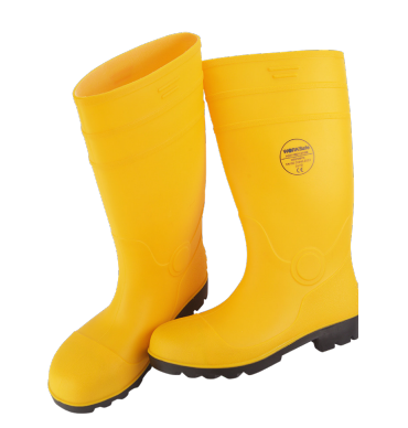 WORKSAFE YELLOW VULCAN BOOTS WITH STEEL TOE CAP AND MIDSOLE, S5