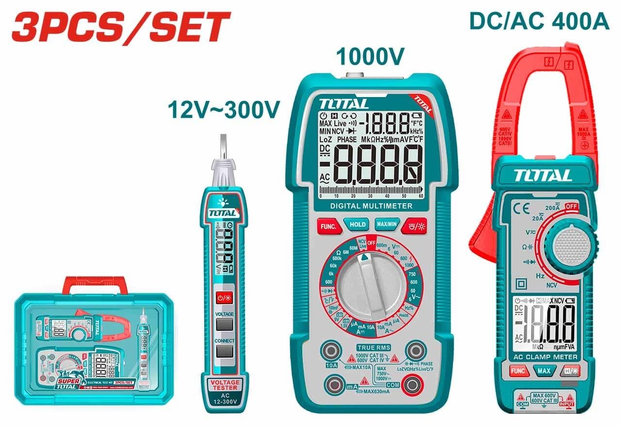 Total Electric Test Kit (3 Pcs) TOS24067