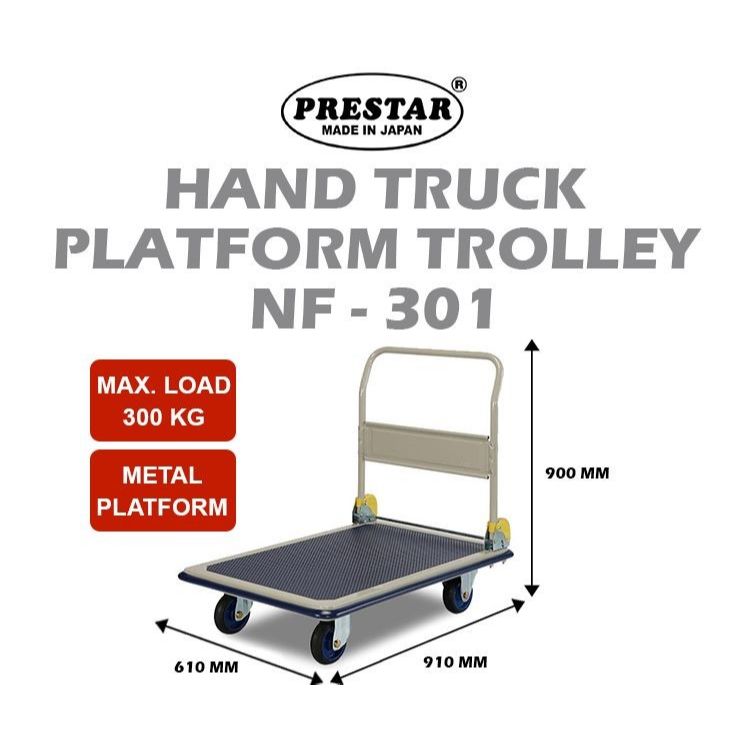 PRESTAR NF-301 PLATFORMS TROLLEYS - MAXIMUM LOAD CAPACITY 300KG