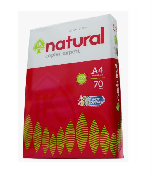 INDAH KIAT A4 PAPER IKNATURAL 70GM (500'S/PKT) **OFFER PRICE FROM MAY TO JULY**