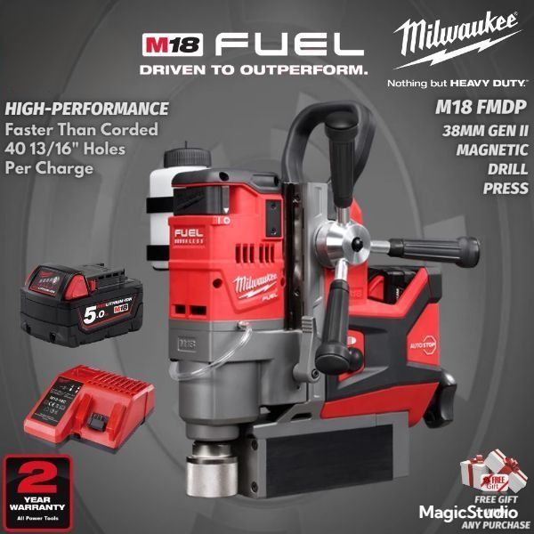 Milwaukee M18 FMDP Fuel 38MM Magnetic Drill Press FMDP-501B