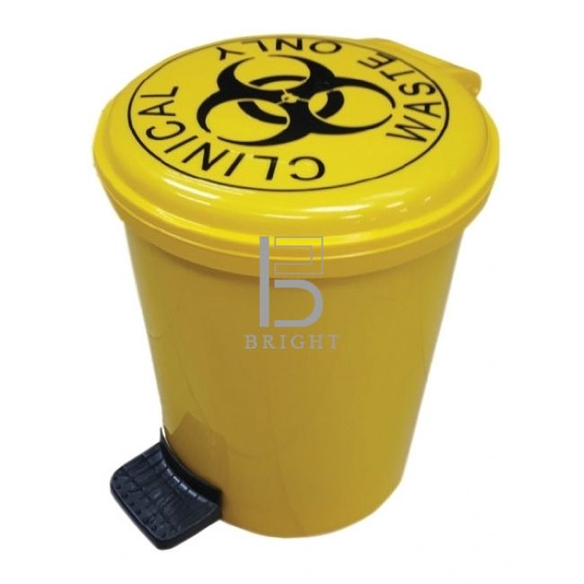 Clinical Waste Bin *Clinical Waste Bin, 10L, Size : 260mm(Dia) x 330mm(H)