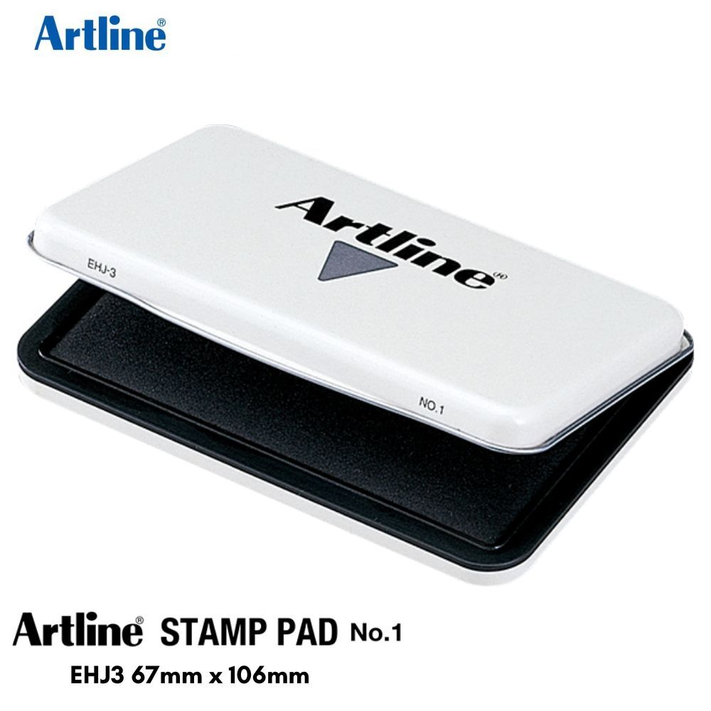 QP Artline Stamp Pad NO:1 (EHJ-3) 67 x 106mm - Black