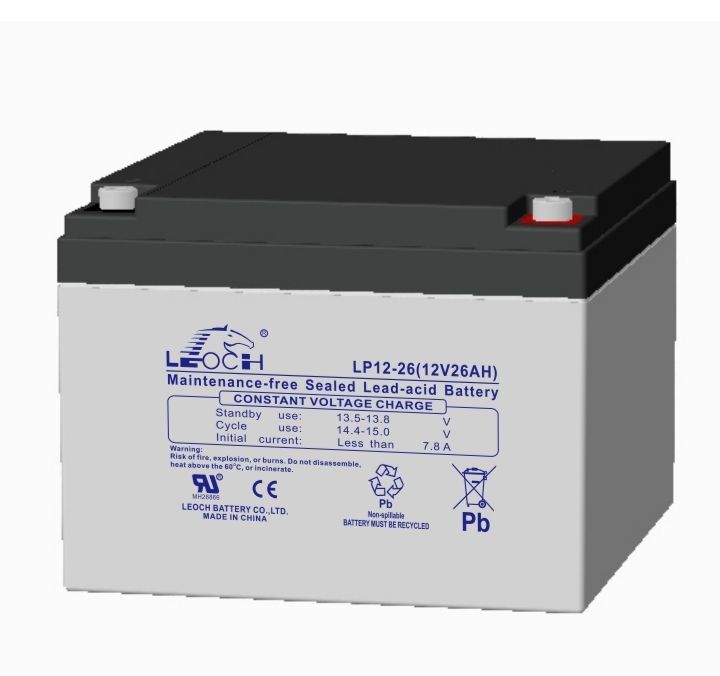 Leoch SLA Battery LP 12V 26ah Rechargable battery Ocha Leoch SLA Battery LP 12V 26ah Rechargable battery With free delivery