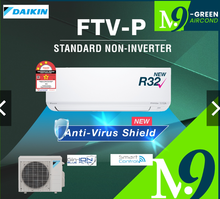 DAIKIN AIR CONDITIONERS FTKH50PB 2.0HP INVERTER R32 WALL MOUNTED / INCLUDING INSTALLTION
