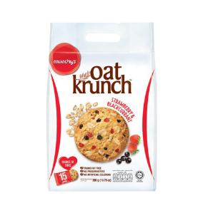 MUNCHY'S  OAT KRUNCH  STRAWBERRY  390G (15 SMALL PACKS)