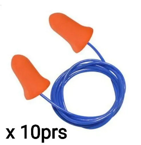 PROGUARD FEP03 / FEB03C [SNR 37DB] DISPOSABLE CORDED OR UNCORDED SOFT PU FOAM EARPLUG #ROTZ-G