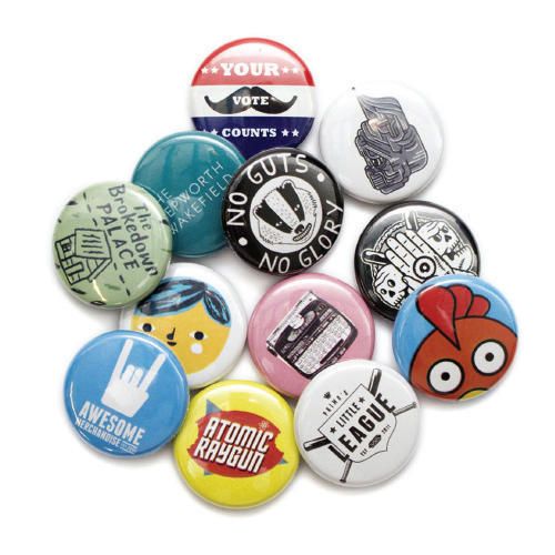 OEM Custom Button Badge Full Color Printing 58mm