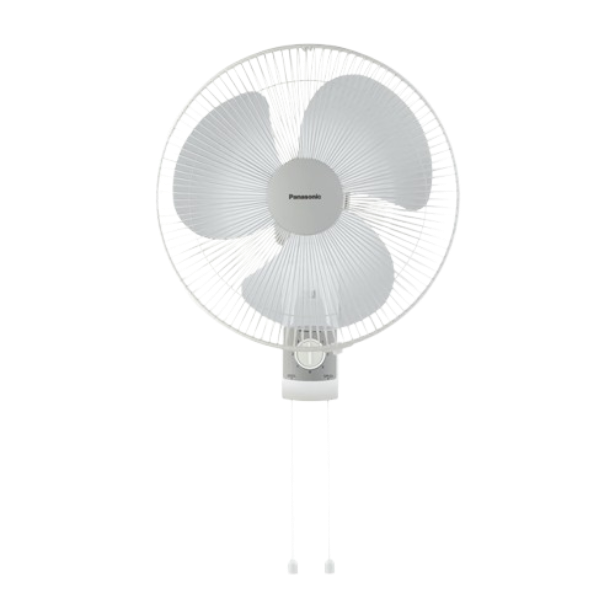 Panasonic Wall Fan 16" Oscillation 3 Blades 3 Speeds Condenser Motor Thermal Safety Fuse