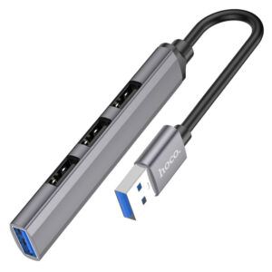 HOCO HB26 (USB TO USB3.0+USB2.0*3) 4IN1 ADAPTER