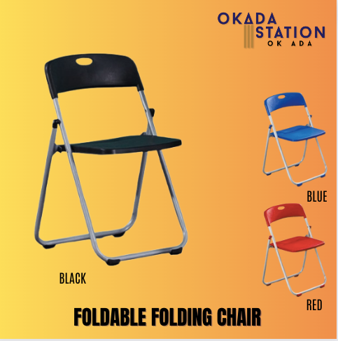 OK PLASTIC FOLDABLE FOLDING CHAIR / KERUSI LIPAT / FOLDING CHAIR