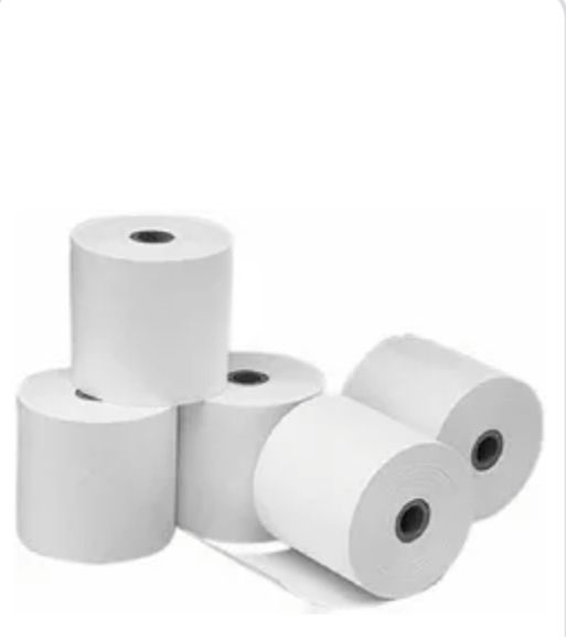 Paper Roll76 mm x 60 mm- 100 roll/ bxs Ocha CAsh register paper (white Paper Roll)76 mm x 60 mm- 100 roll/ bxs