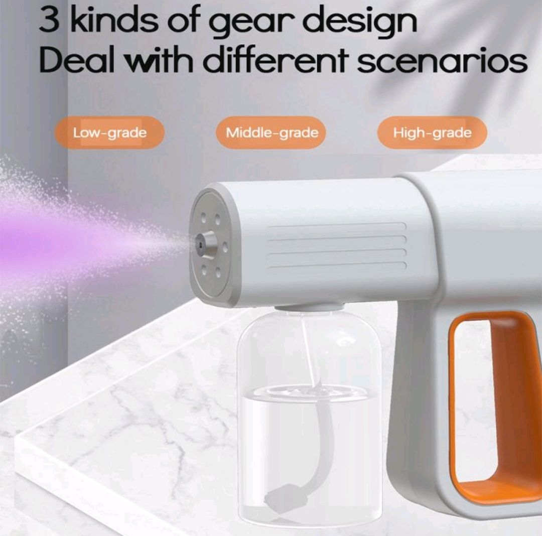 Nano Steam Spray Gun Sterilizing Gun USB charge + 5liter Liquid (KKM APPROVED) high quality