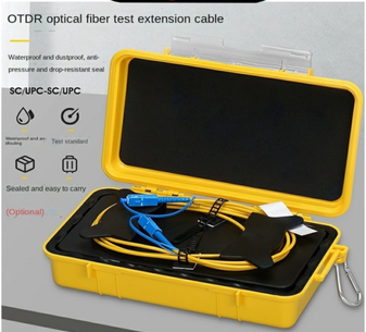 OTDR DEAD ZONE ELIMINATOR FIBER RINGS FIBER OPTIC OTDR LAUNCH CABLE BOX 1KM SC-SC 1310/1550NM OT501
