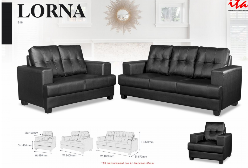 ITA OFFICE SOFA SET - LORNA 1818