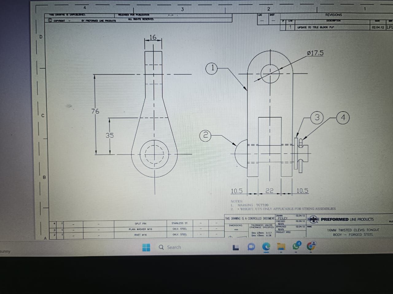 16mm twisted celvis tounge body TCT120F