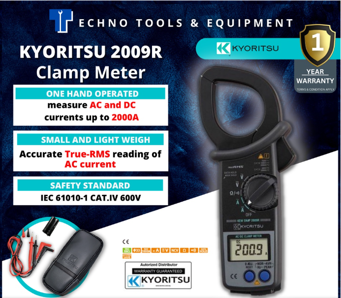KYORITSU 2009R CLAMP METER