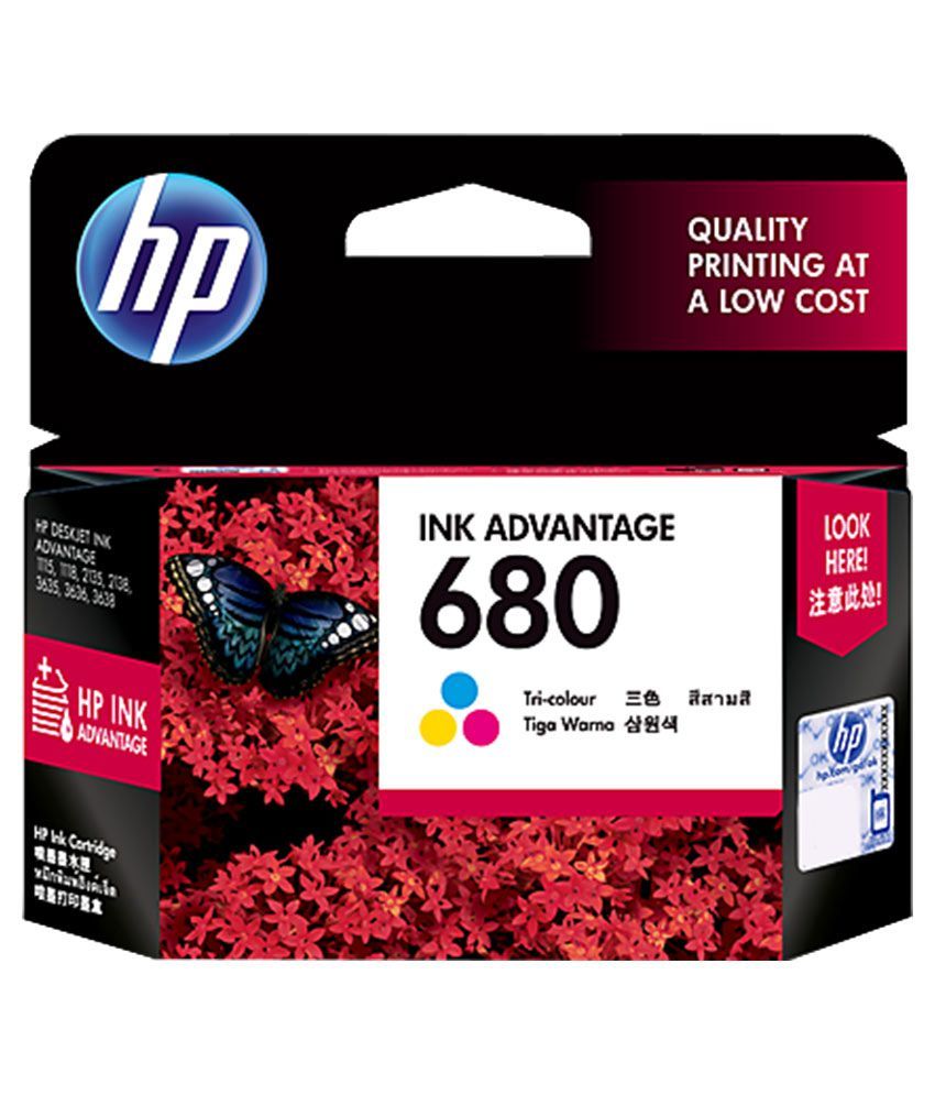 HP Tri Colour Ink Advantage Cartridge 680 F6V26AA