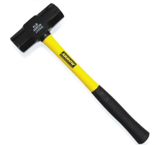 ARROW Blacksmith Hammer With Fibre Handle - All Size (AR2-AR8) / ARROW Blacksmith Hammer / Blacksmit's Hammer / Sledgehammer / Forged Steel Hammer / Hammer / Hand Tools / AR2 / AR3 / AR4 / AR6 / AR8