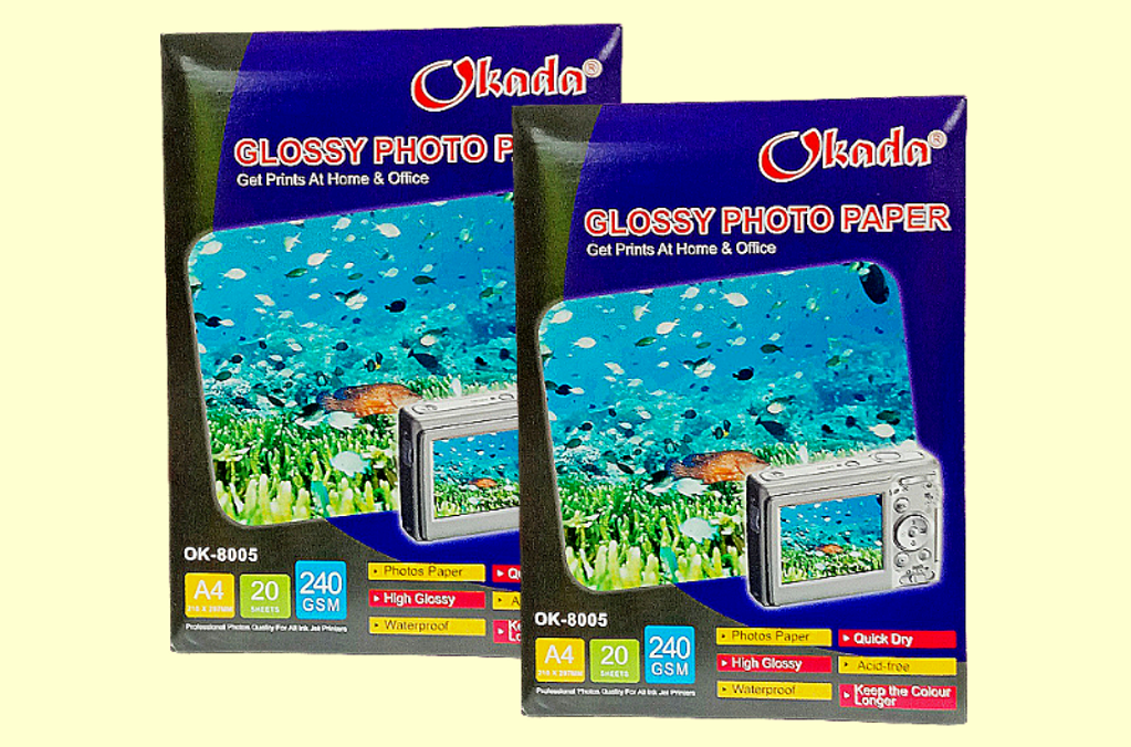 OKADA A4 Glossy Photo Paper 240gsm