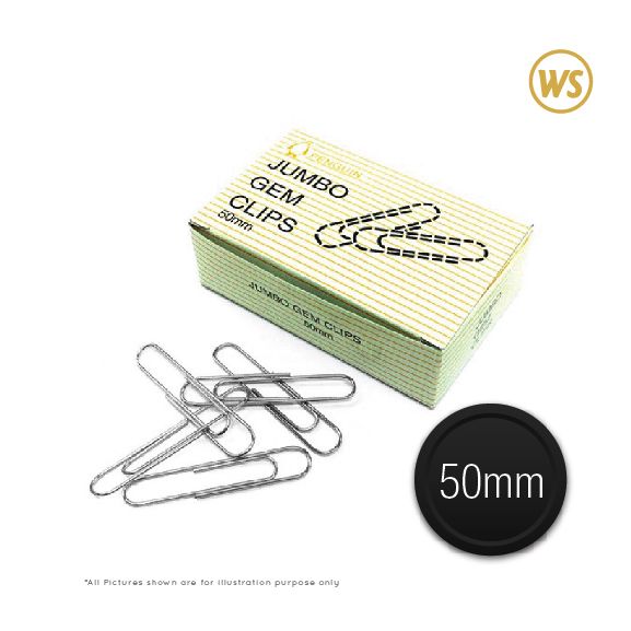 JUMBO 50MM JUMBO PAPER CLIP W050