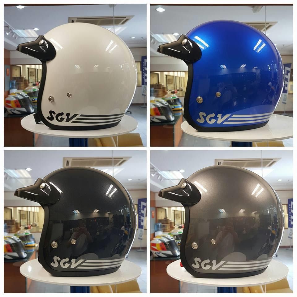 SGV Helmet Standard With Visor Bogo Clear