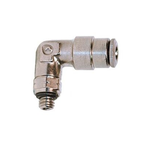 CAMOZZI 5/32" Push-In x 10-32 Male UNF Swivel Elbow 6522 53-32