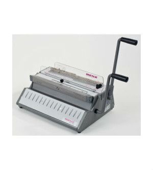 RENZ Wire-O BindING MACHINE OCHA RENZ MANUAL Wire-O BindING MACHINE -MODEL; SRW 360 WITH Pitch 3:1, 34 loops wire, 135 shts Punch Capacity: 22 sheets
