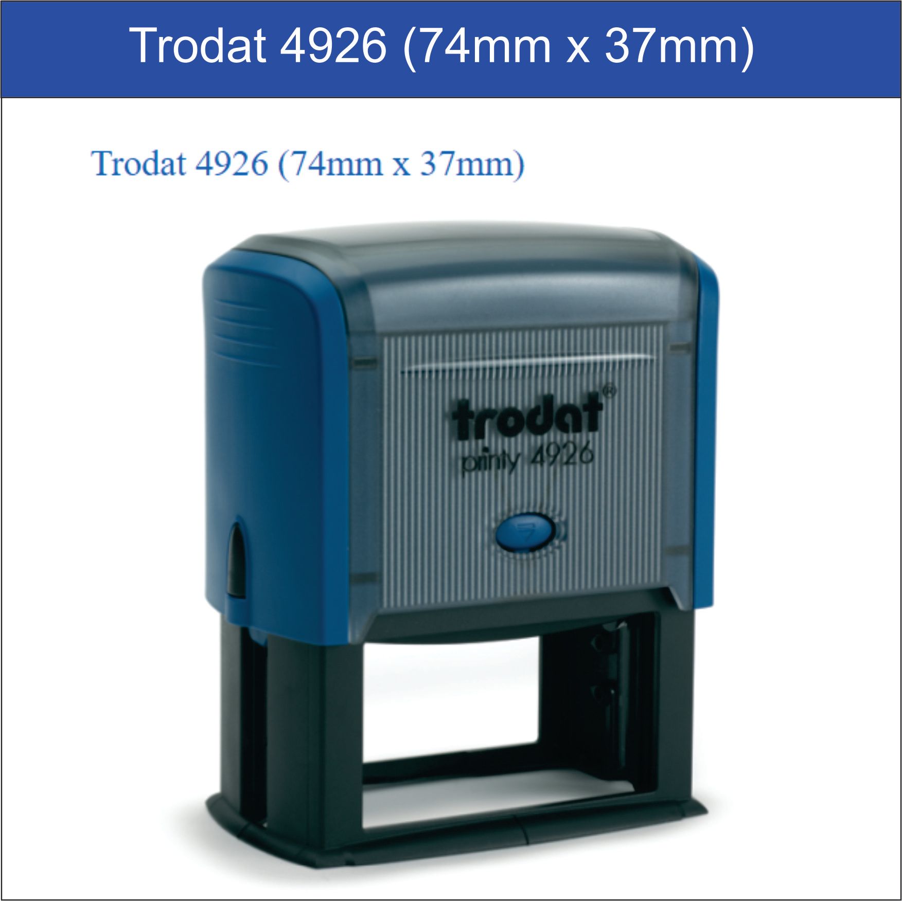 Trodat 4926 (74mm x 37mm) OCHA Trodat 4926 (74mm x 37mm)