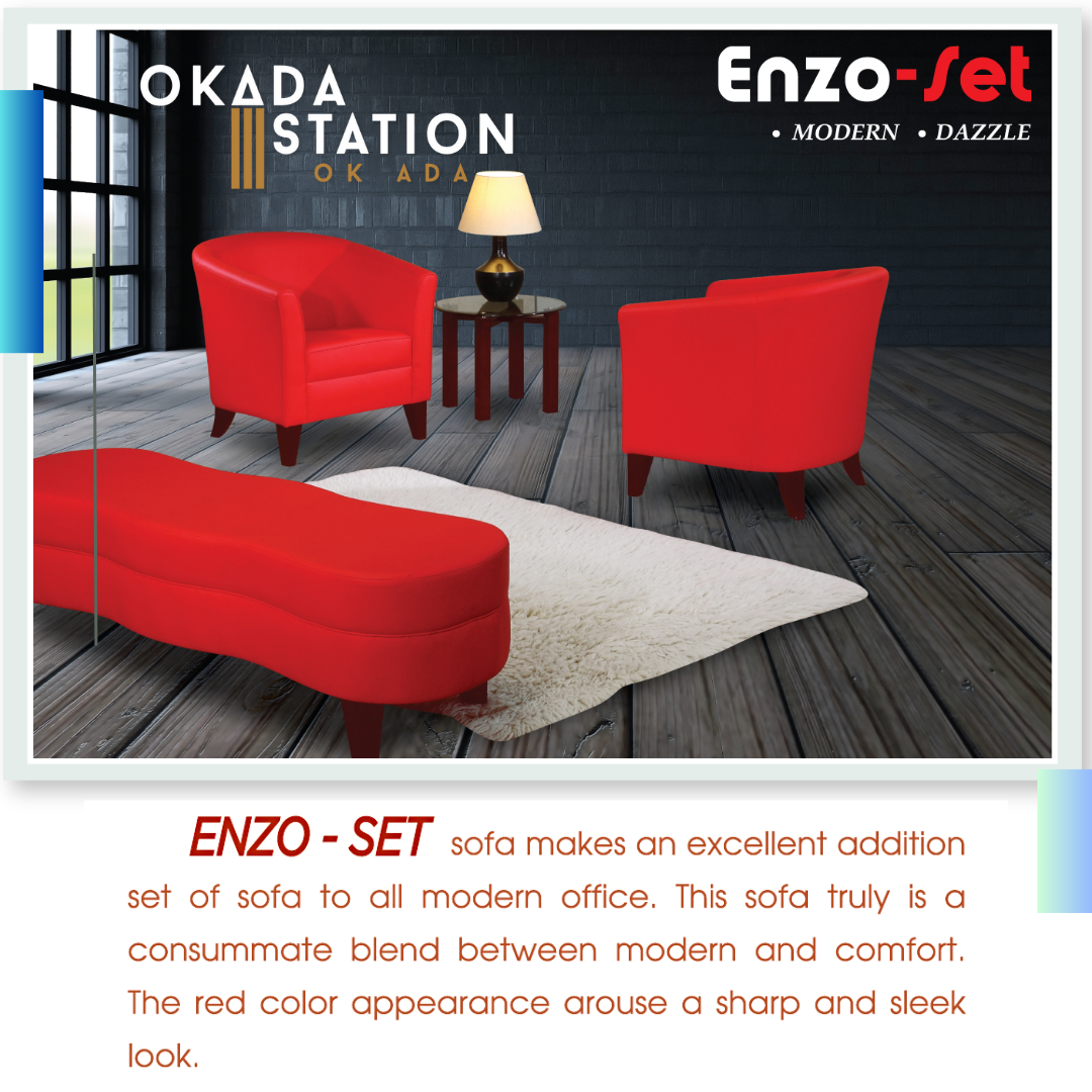 CLASSIC CHAIR ENZO-SET SOFA (COMBO SET) - INCLUDE : SINGLE . DOUBLE & TRIPLE SEATER SOFA EACH 1 UNIT / CLASSIC CHAIR / ENZO-SET COMBO SET / ENZO SOFA / SOFA COMBO PACKAGE / 3 SOFA SET / SOFA SET / PU LEATHER / ENZO-SET / SOFA / CHAIR