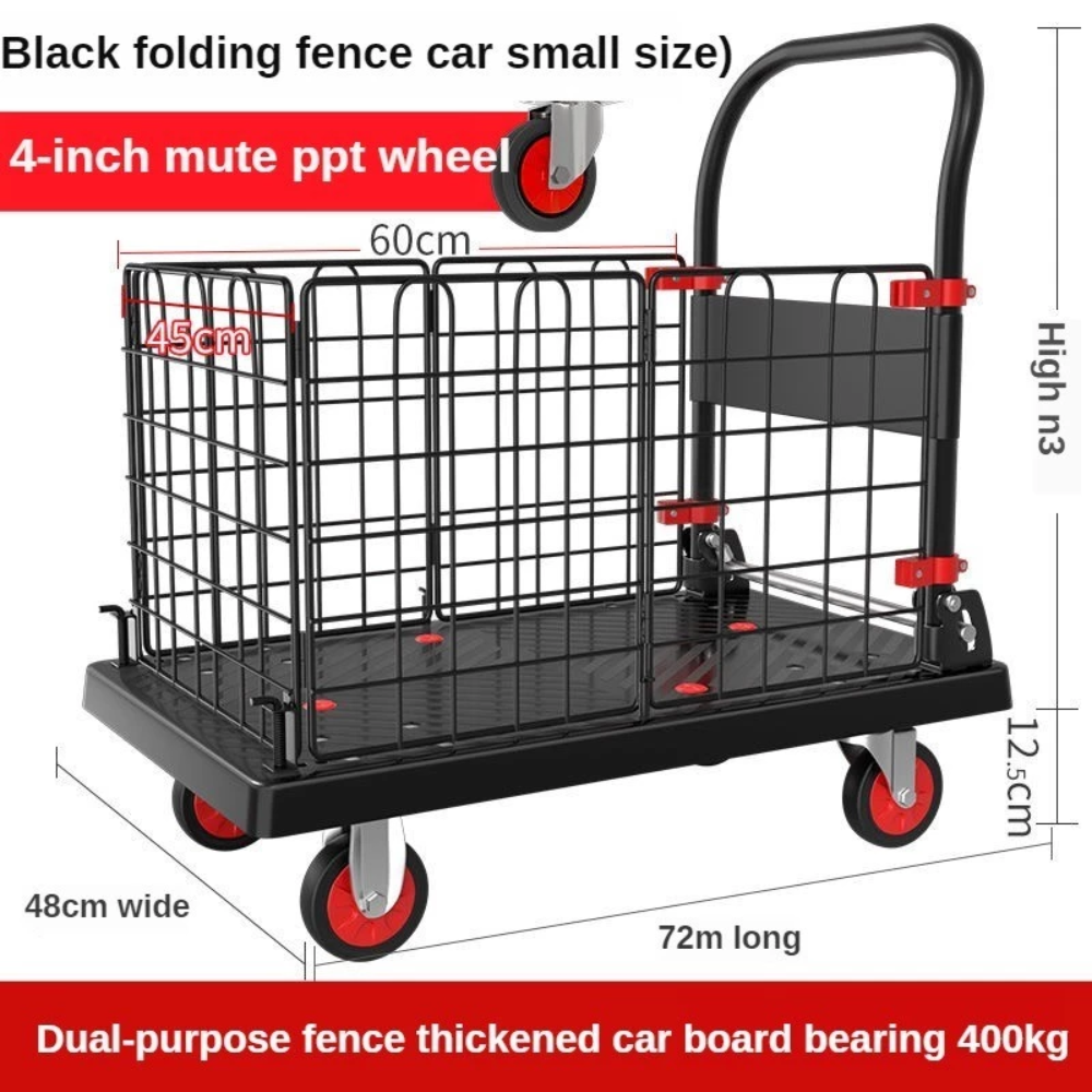 OEM Folding Trolley With Fence
