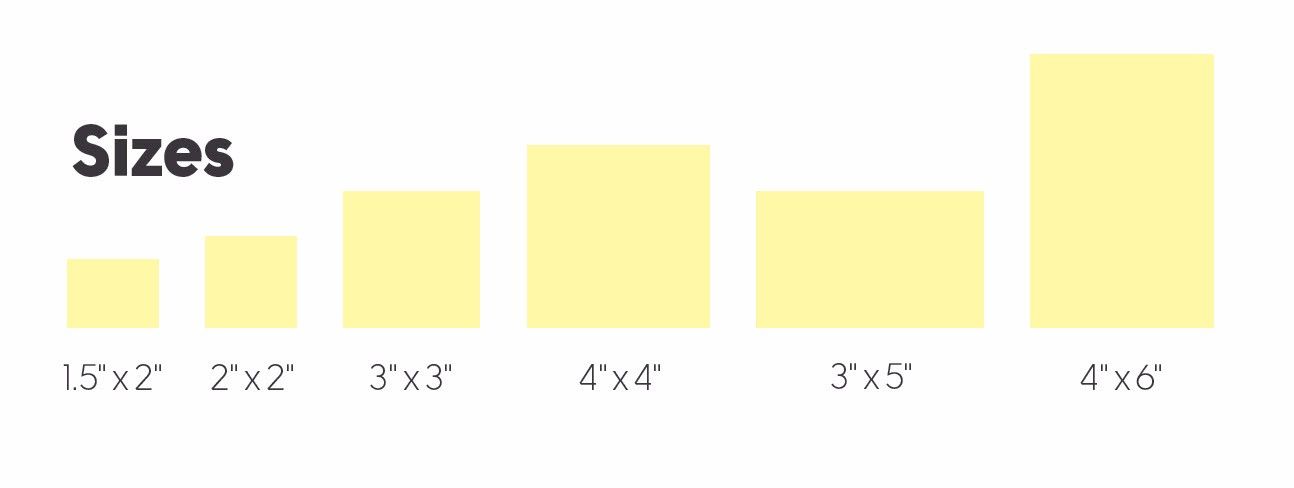 Okada Post-It Note Yellow 1.5" x 2" /Okada /Post-It /Post-It Note /Sticky Note/Okada Post-It Note Yellow /Okada Post-It Note