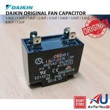 DAIKIN Capacitor 1.0UF, 1.5UF, 1.8UF, 2.0UF, 2.5UF, 3.0UF, 3.5UF, 5.0UF, 6.0UF, 7.5UF