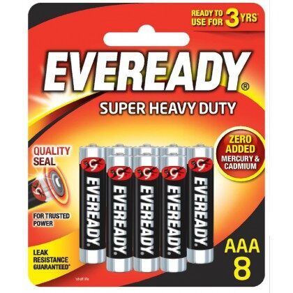EVEREADY Battery SHD AAA / Bateri SHD AAA - 4pcs, 8pcs