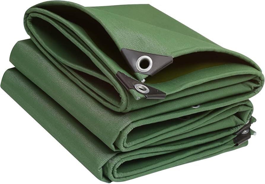 Canvas (6m x 6m Heavy Duty Green Canvas with Eyelet)