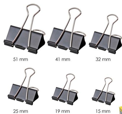 DOUBLE BINDER CLIP (12PCS/BOXES)