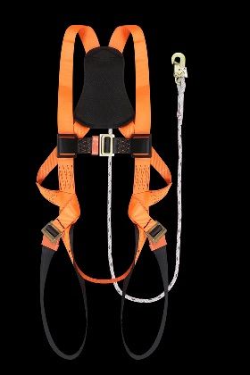 PROGUARD FULL BODY HARNESS BUILT-IN LANYARD (PG141060-OB-CBU*) - DOSH & SIRIM APPROVAL
