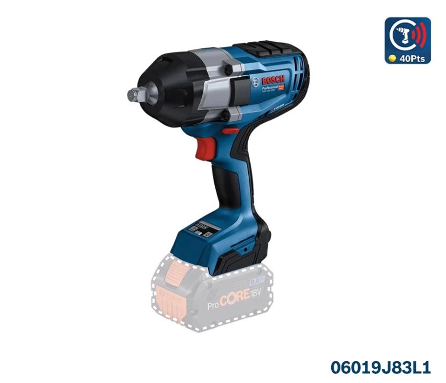 BOSCH GDS 18V-1000 PROFESSIONAL CORDLESS IMPACT WRENCH (SET) (06019J83L1)