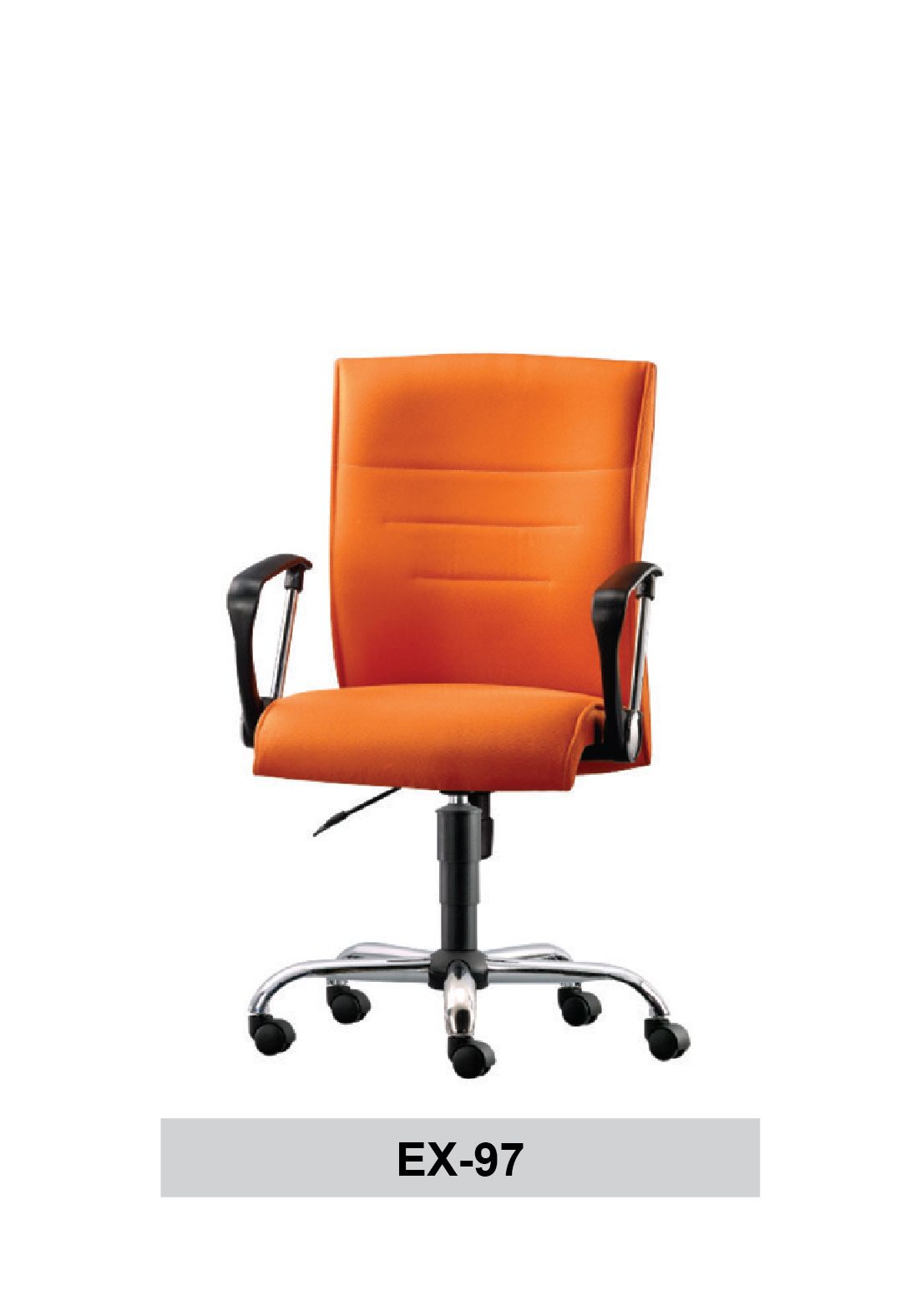 Gardenia EX-97 ERGONOMIC EXECUTIVE LOW BACK CHAIR - PU LEATHER / Gardenia / LOW BACK CHAIR / OFFICE CHAIR / ERGONOMIC OFFICE CHAIR / EXECUTIVE CHAIR / PU LEATHER CHAIR / ERGONOMIC CHAIR / EX-97 / CHAIR