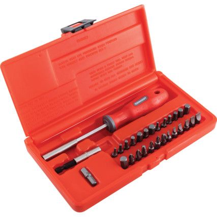 Kennedy 1/4'' Hex Drive 29pc Screwdriver Bit Set