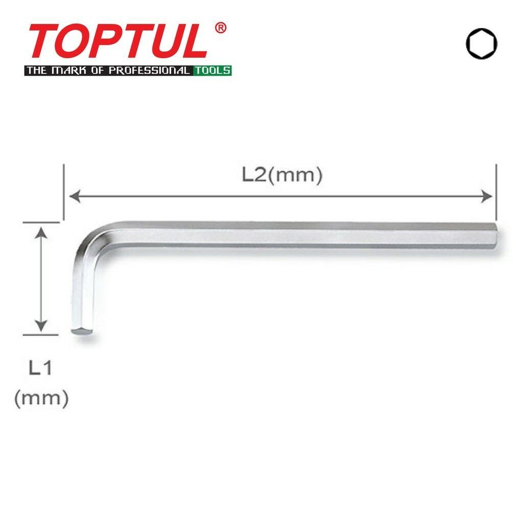 TOPTUL HEX KEY WRENCH - LONG TYPE AGAL SERIES