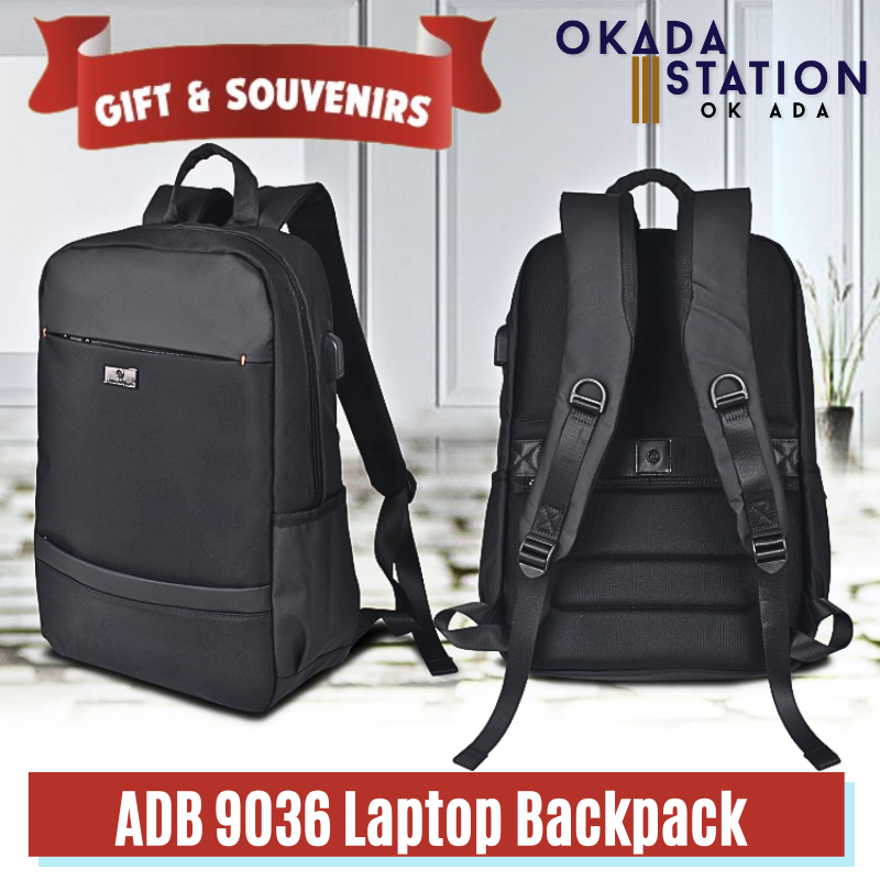 OKADA GIFT & SOUVENIRS: ADB 9036 LAPTOP BACKPACK - WITHOUT & WITH LOGO PRINTING / ADB 9036 / LAPTOP BAG / COMPUTER BAG / BACKPACK / BAG