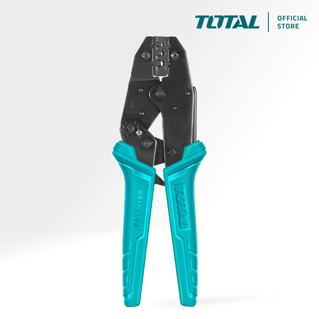 TOTAL RATCHET CRIMPING PLIERS FOR NON-INSULATED TERMINALS (1.5-6MM²/16-10 AWG) THCPL0506